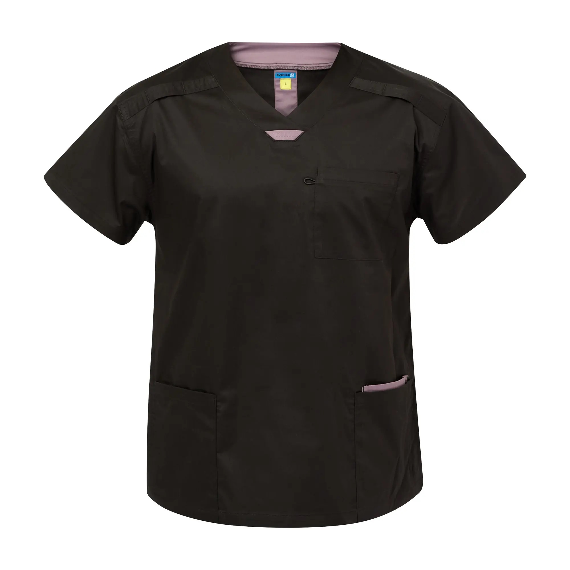 MEDI8 Unisex Scrub Top Short Sleeves - Image 4