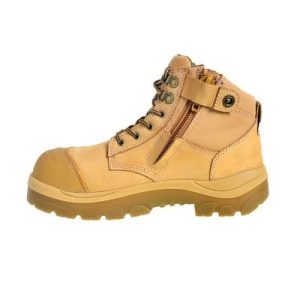 Wide Load 6 Inch Zip Side Safety Boot