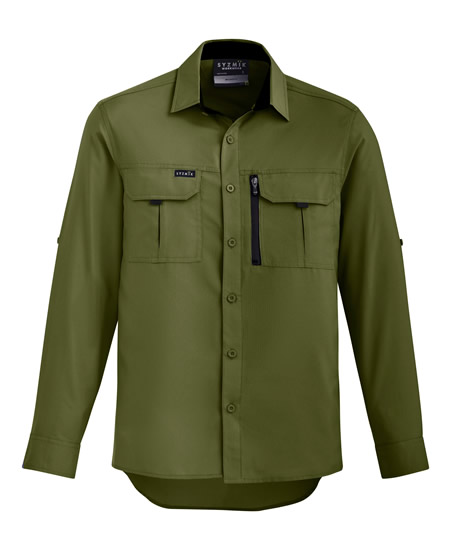 Syzmik Ladies Outdoor Long Sleeve Shirt - Image 6